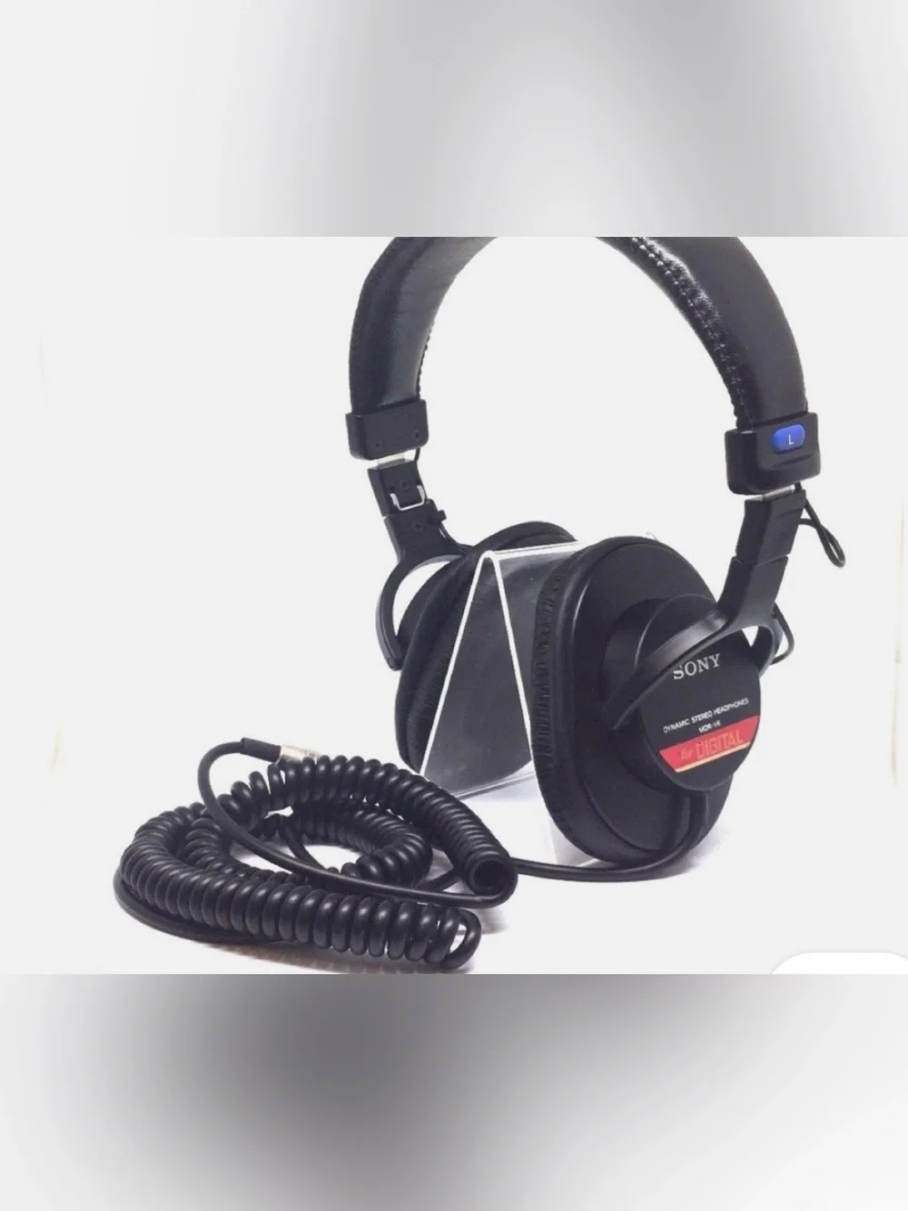 Sony for Digital Black On-Ear Headphones with Coiled Cable